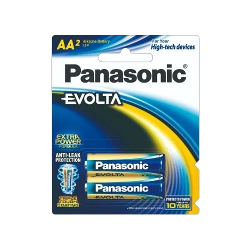 Panasonic Evolta AA 2 Pack Premium Alkaline Battery