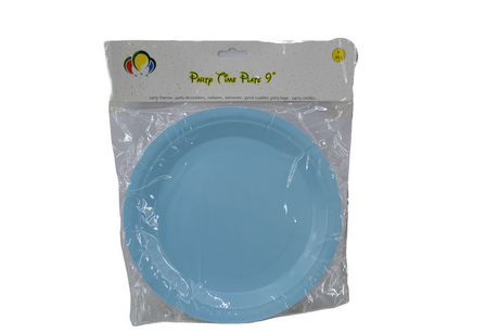 Party Plate 7 Inch Blue (6 pcs)