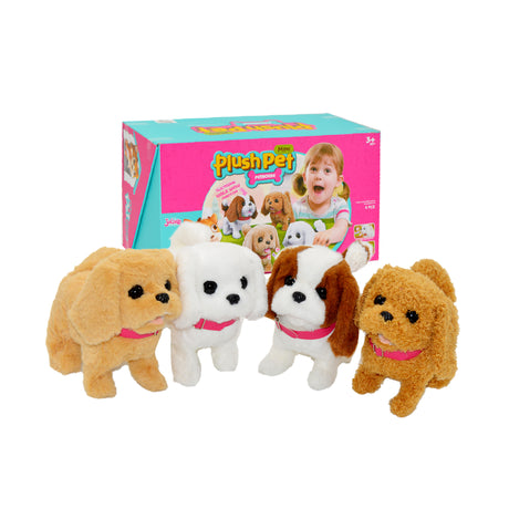 Links to MINI PLUSH DOG 4 ASSORTED  by 