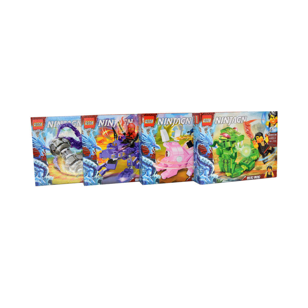 Links to BLOCK SET NINJA 4 ASST by 