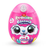 Rainbocorns Baby Eggzania S1 (Assorted) - Adorable Mini Plush Surprise Egg with Glitter Hearts and 7 Collectibles - Assorted