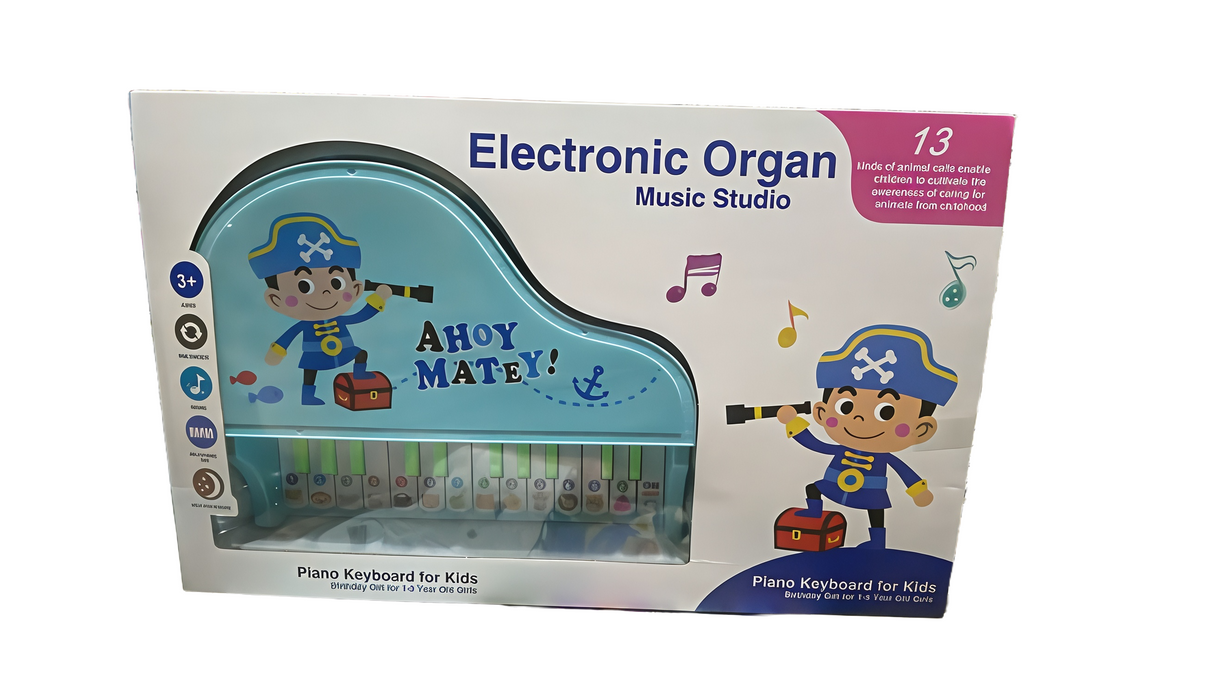 Electronic Organ Keyboard Blue
