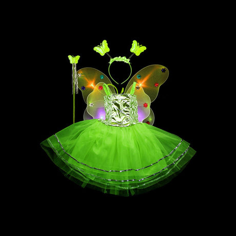 Links to TINKERBELL COSTUME WITH WING LARGE by 