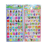 Sea Abc/123 Puffy Sticker (Assorted Colors, Sold As Single)