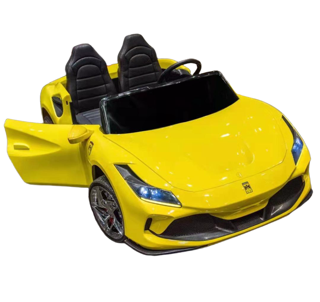 Ferrari Ride On Car 2 Seater Double Doors Electric Battery Car