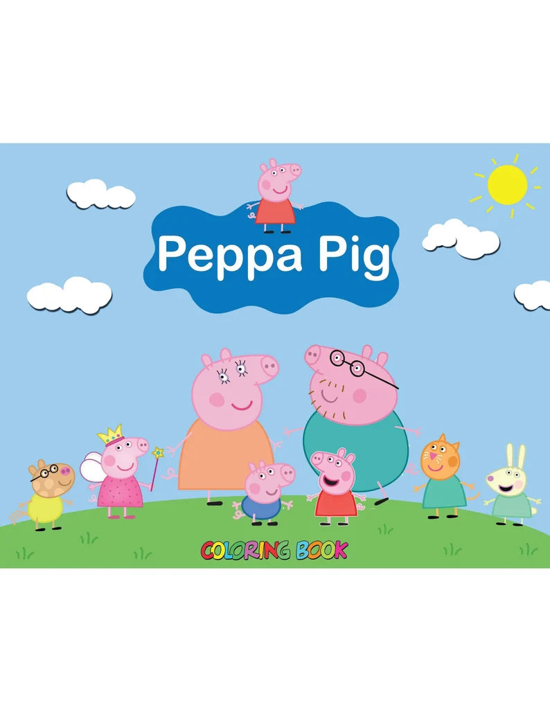 Peppa Pig Colouring Book (Assorted Colors, Sold As Single)