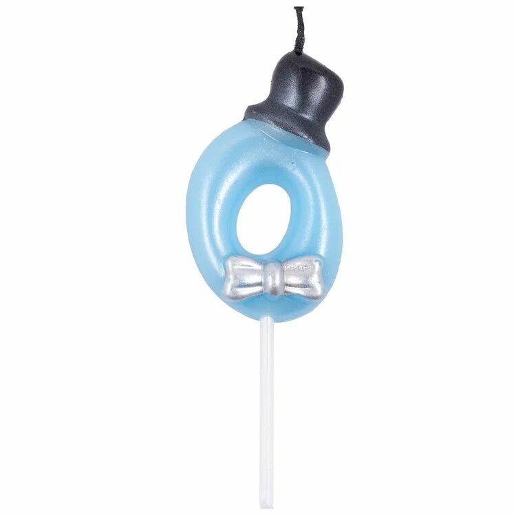 Party Candle Blue Boy