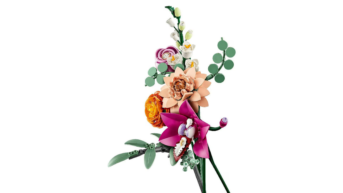 LEGO Botanicals Pretty Pink Flower Bouquet 10342 Building Kit 749 Pieces