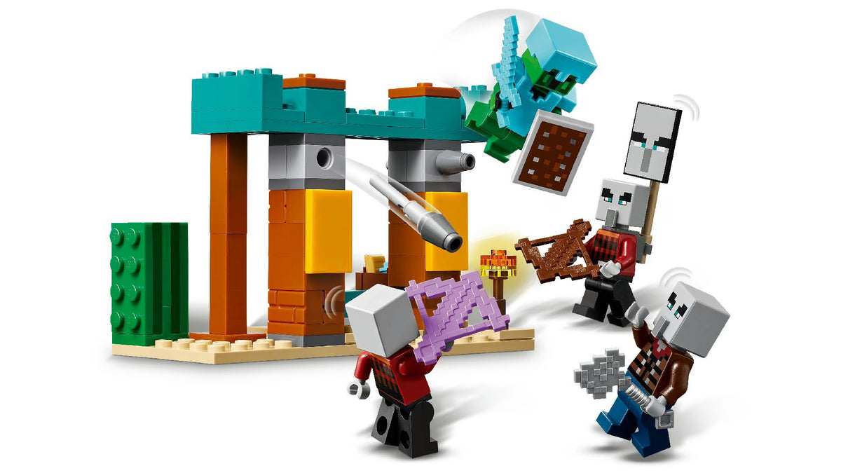 LEGO® Minecraft® The Illager Desert Patrol Building Set