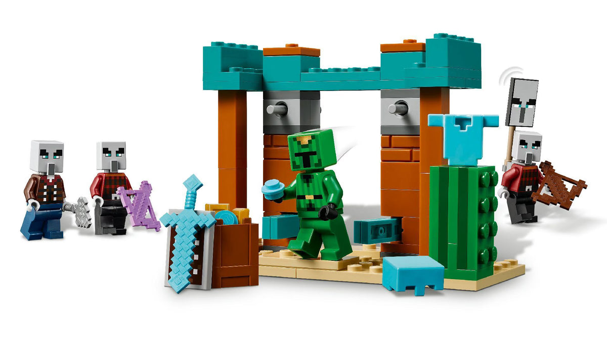 LEGO® Minecraft® The Illager Desert Patrol Building Set