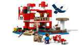 LEGO Minecraft The Mooshroom House 21270 Building Kit 500 Pieces