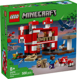 LEGO Minecraft The Mooshroom House 21270 Building Kit 500 Pieces