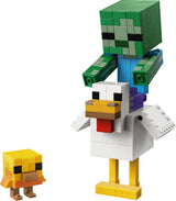 LEGO Minecraft Chicken Jockey 21582 Building Kit 344 Pieces