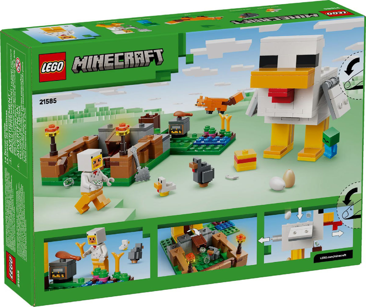 LEGO Minecraft Chicken Farm 21585 Building Kit 233 Pieces