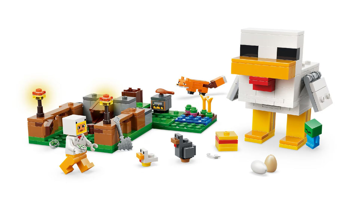 LEGO Minecraft Chicken Farm 21585 Building Kit 233 Pieces