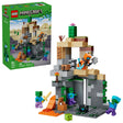 LEGO Minecraft Zombie Dungeon 21587 building kit with 284 pieces, Wastelands Wanderer, 3 zombies, slime, and rockfall trap