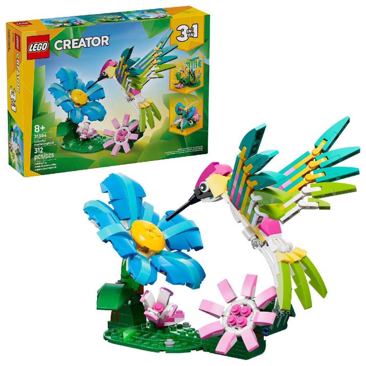 LEGO® Wild Animals: Colorful Hummingbird Building Set