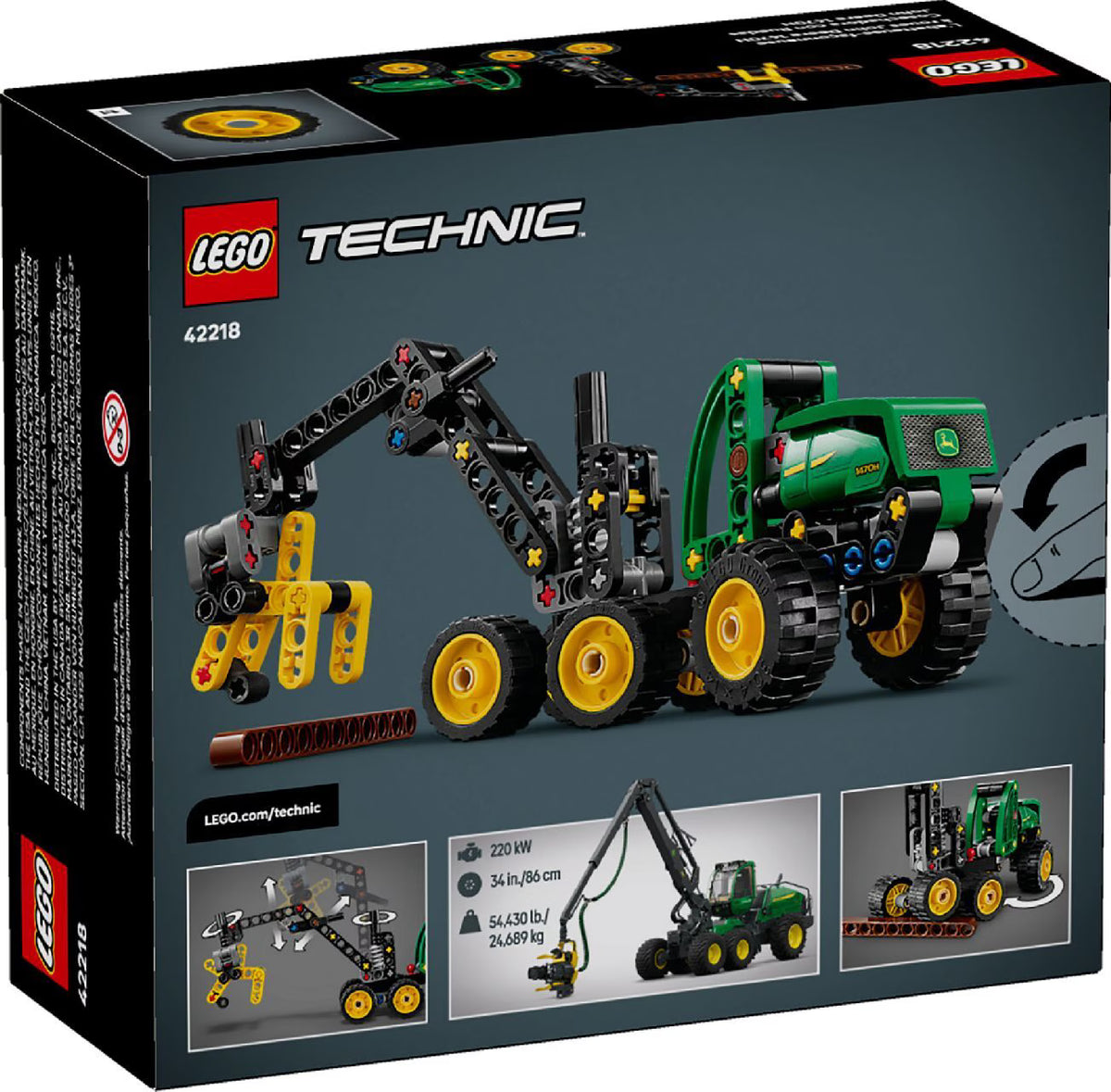LEGO® Technic™ John Deere 1470H Wheeled Harvester Building Set