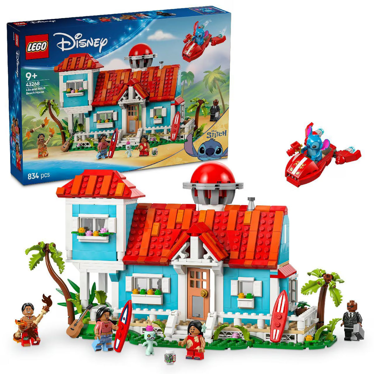 LEGO® Lilo & Stitch Beach House Building Set