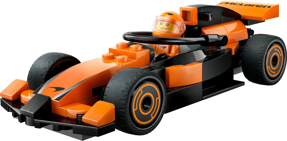 LEGO City F1 Driver with McLaren Race Car 60442 Building Kit 86 Pieces