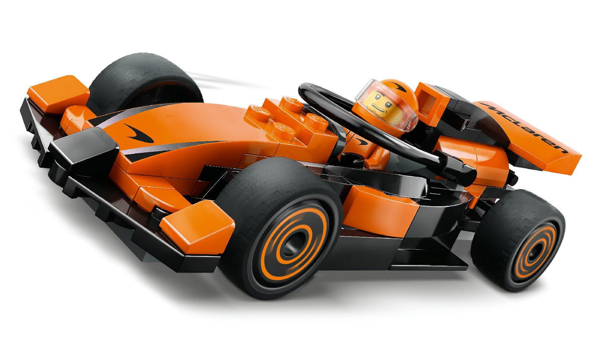 LEGO City F1 Driver with McLaren Race Car 60442 Building Kit 86 Pieces