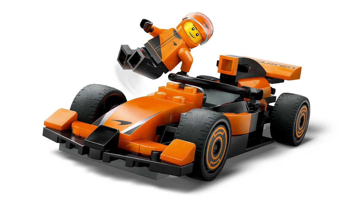 LEGO City F1 Driver with McLaren Race Car 60442 Building Kit 86 Pieces