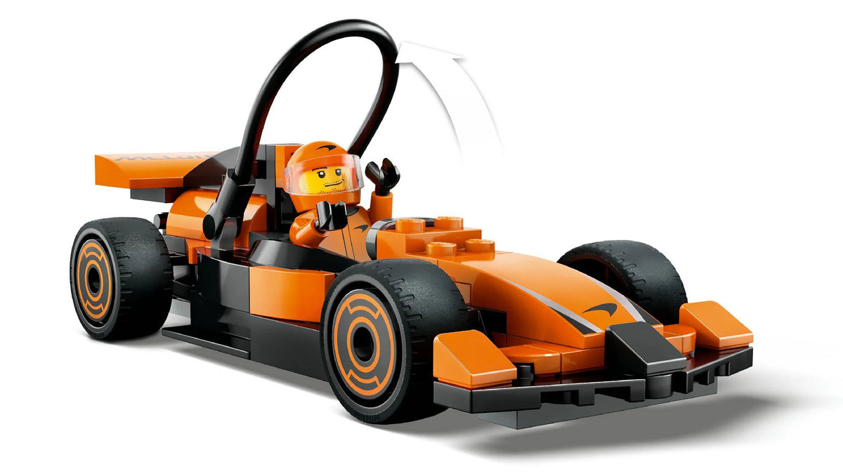 LEGO City F1 Driver with McLaren Race Car 60442 Building Kit 86 Pieces