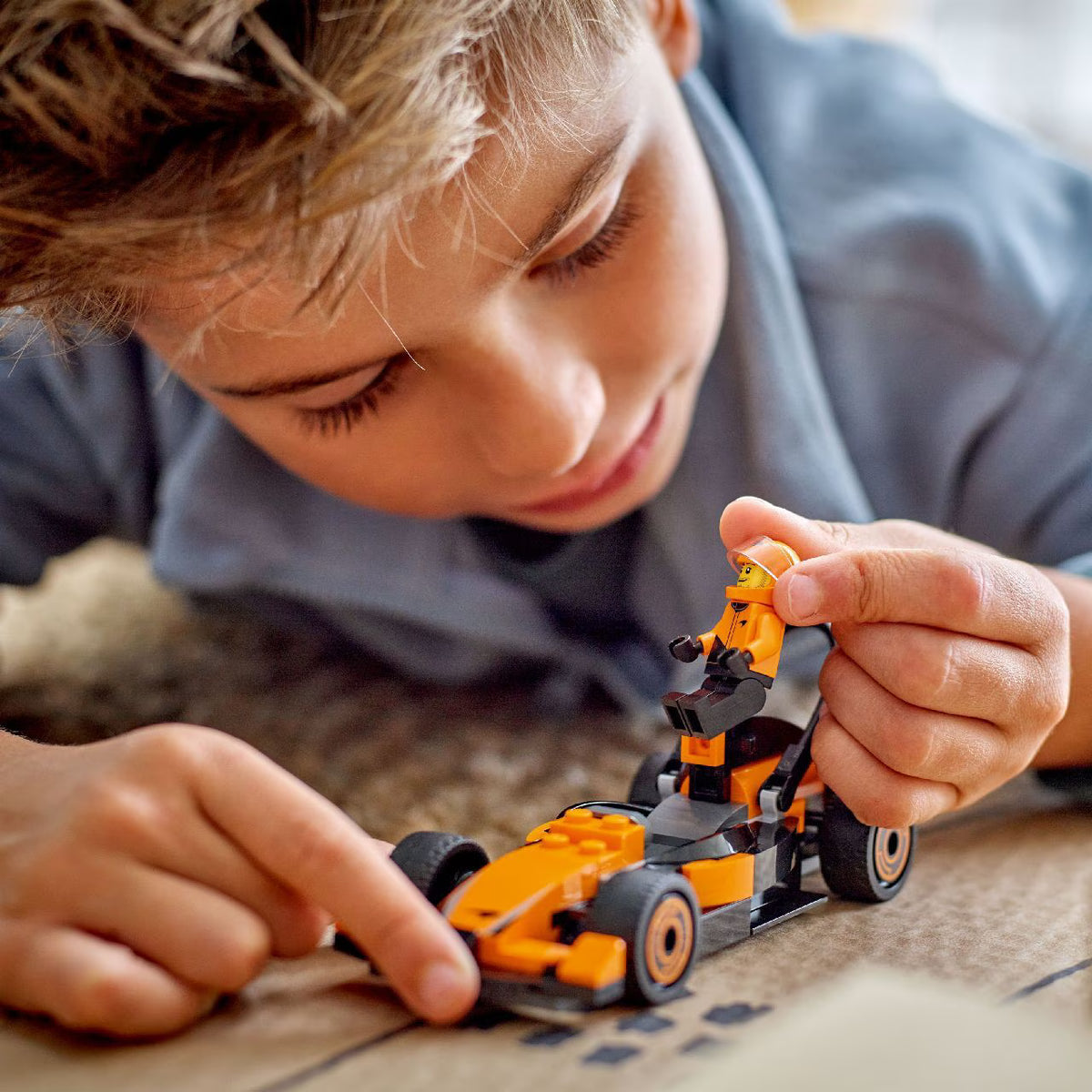 LEGO City F1 Driver with McLaren Race Car 60442 Building Kit 86 Pieces