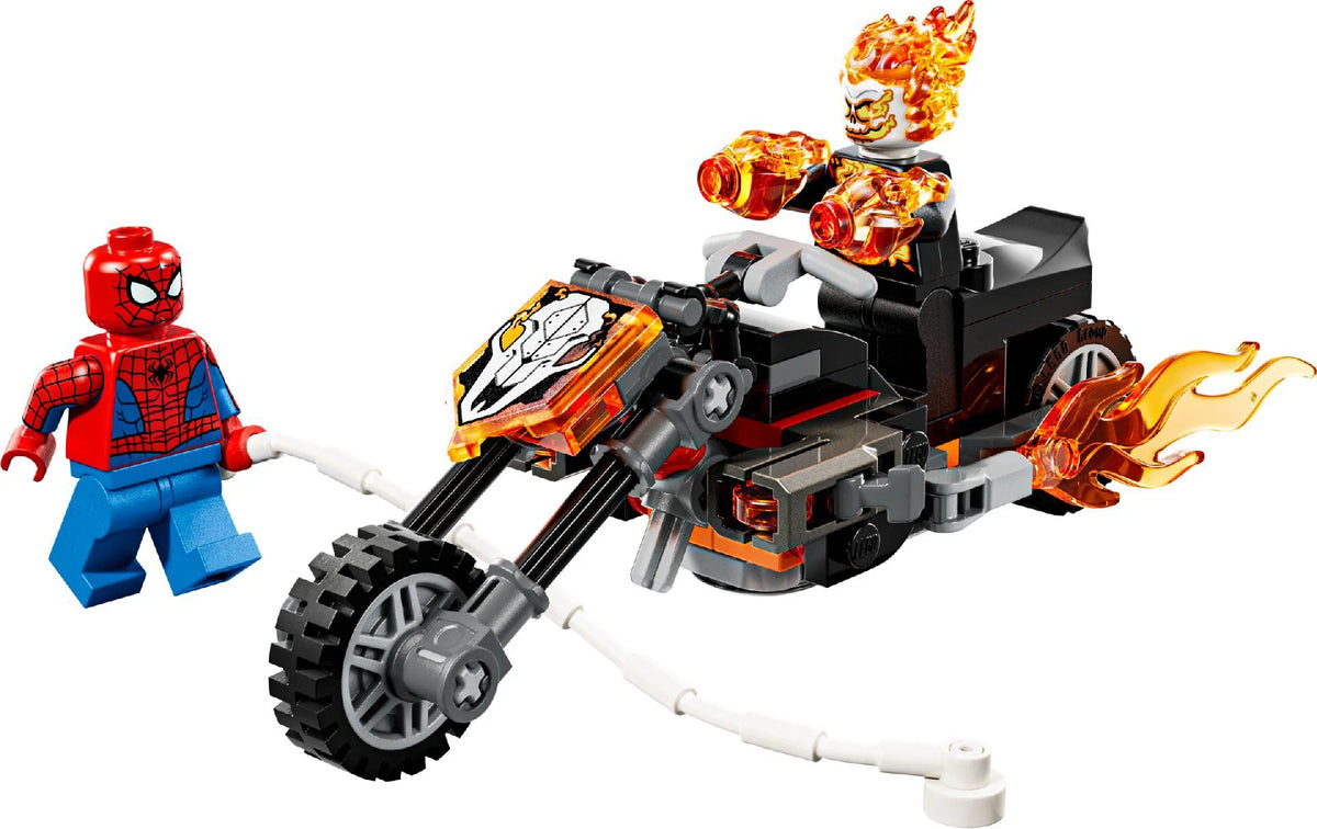 LEGO Marvel Spider-Man vs. Ghost Rider Motorcycle 76335 Building Kit 72 Pieces