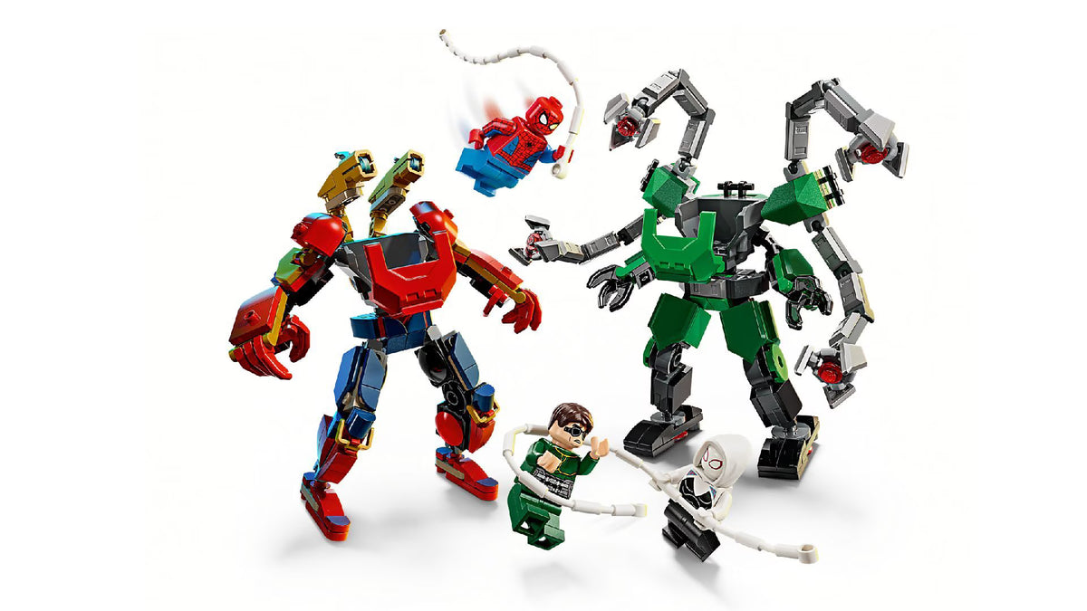 LEGO Marvel Mech Battle Spider-Man vs. Doc Ock 76338 Building Kit 315 Pieces