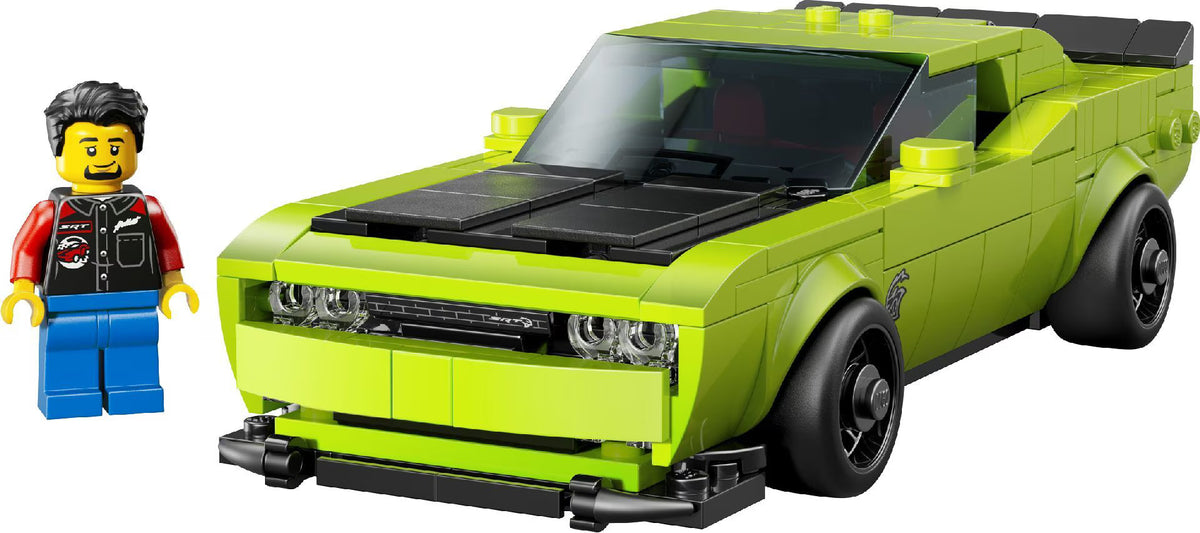 LEGO Speed Champions Dodge Challenger SRT Hellcat Sports Car 77237 Building Kit 390 Pieces