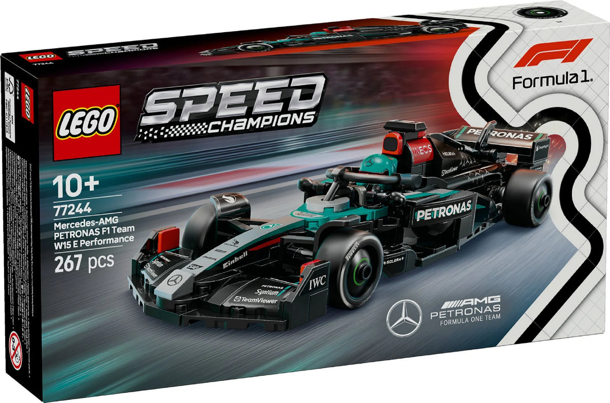 LEGO Speed Champions Mercedes-AMG F1 W15 Race Car 77244 Building Kit 267 Pieces