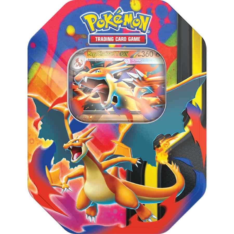Pokemon TCG Mega Charizard Tin (Assorted)