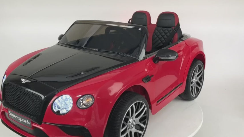 Bentley Super Sports Electric Car Kids 2 Seater