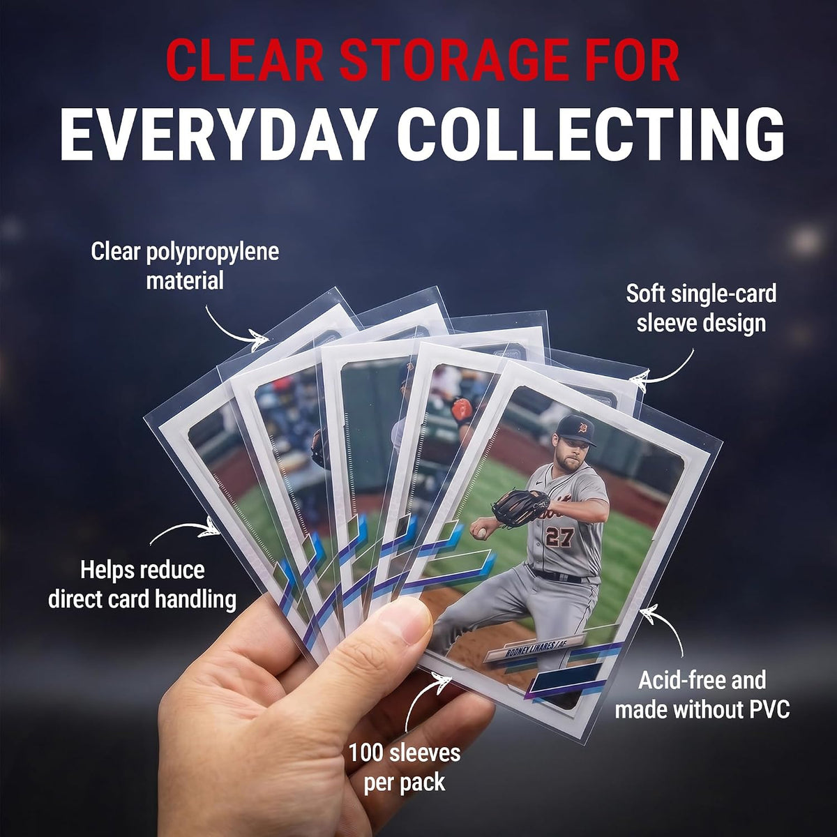 Ultra Pro Clear Standard Trading Card Sleeves (100 Count)