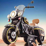 12V Electric Ride-On Bike with 3 Wheels Battery-Powered Black