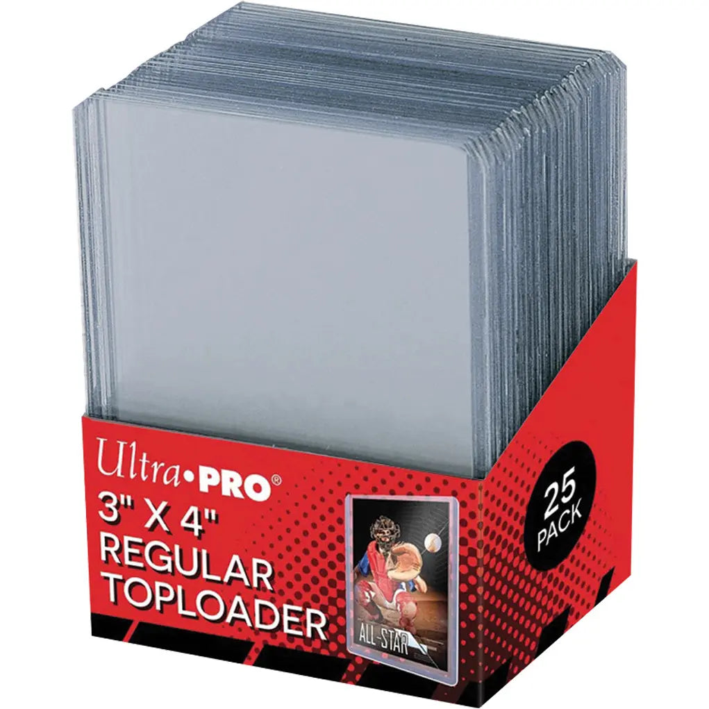 Ultra PRO - 3" X 4" Clear Regular Toploader 25-Count Pack