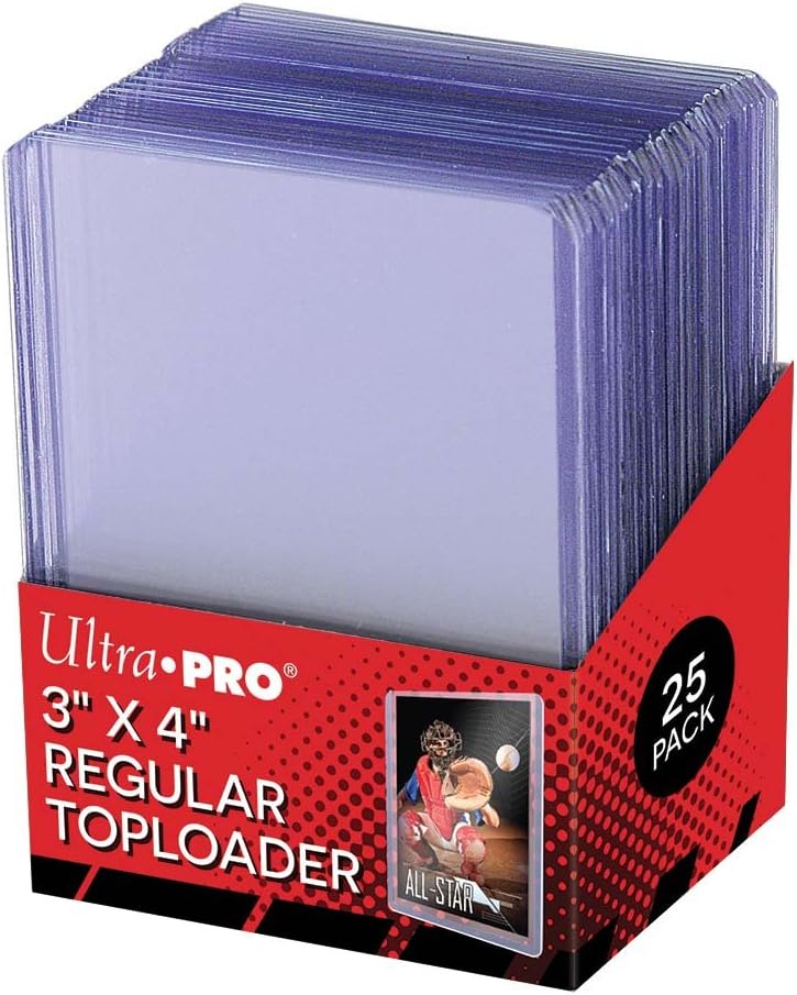 Ultra PRO 3" X 4" Regular Toploader (25 Count)