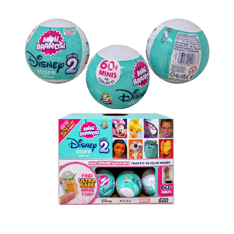5 Surprise Mini Brands Disney Store Series 2 Collectible