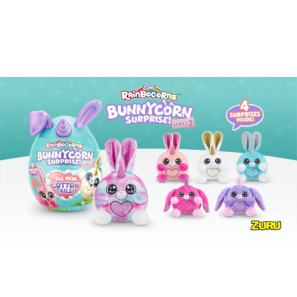 Rainbocorns Bunnycorn Surprise S2 Plush Mini Pdq – Funzone