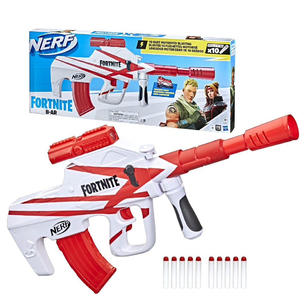 Nerf Fortnite Ir 10 Dart Motorized Blaster