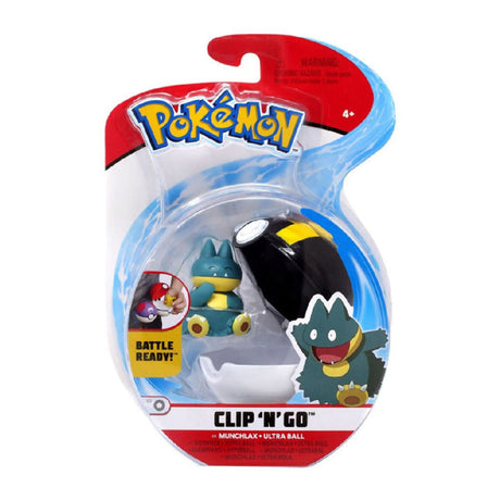 Pokémon Clip 'n' Go - Munchlax & Poke Ball