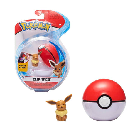 Pokémon Clip 'n' Go - Eevee & Poke Ball