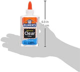 Elmer's E305 Washable School Glue, 5 oz Bottle, 12 Pack, Clear