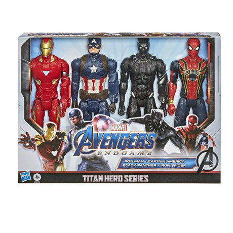 Marvel Avengers Action Figures Titan Hero Series 4 Pack