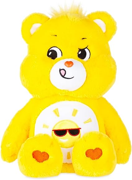 Care Bears Funshine Bear Stuffed Animal, 14 inches