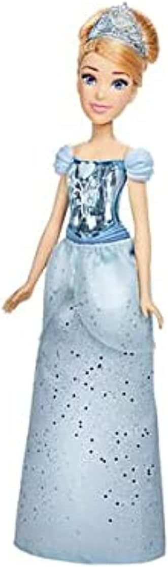 Disney Princess Royal Shimmer Cinderella Doll, Fashion Doll with Skirt and Accessories, Toy for Kids Ages 3 and Up