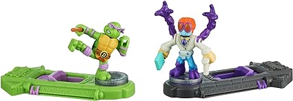 Legends of Akedo - Teenage Mutant Ninja Turtles - Mini Battling Warriors Versus Pack Donatello Vs Baxter Stockman