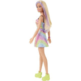 Barbie Fashionistas Doll Purple Hair Streaks, Romper Dress