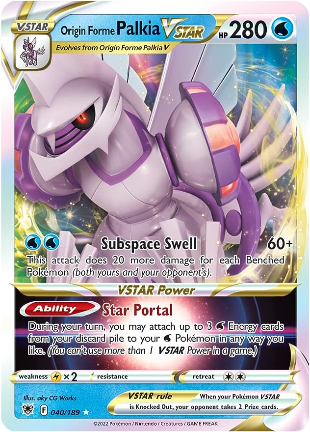 Pokemon TCG: Origin Forme Palkia VSTAR League Battle Deck